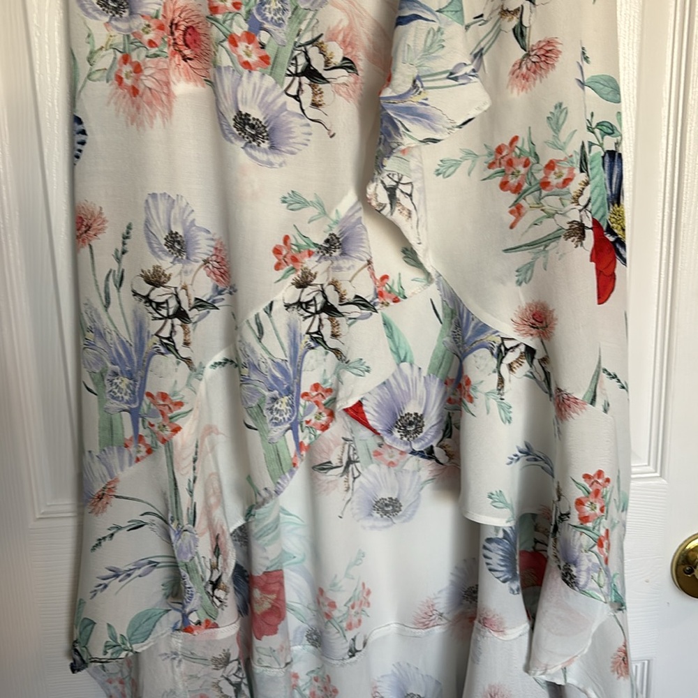 Ever New Melbourne floral high low ruffled skirt - Picture 4 of 10